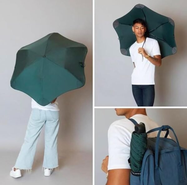 Blunt Metro Travel Umbrella – 39" Windproof Umbrella, Compact Umbrella for Wind and Rain, Portable, Heavy Duty, UV Protection - Navy - Image 3