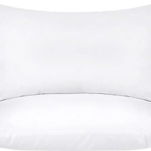 Utopia Bedding Throw Pillows Insert (Pack of 2, White) - 12 x 20 Inches Bed and Couch Pillows - Indoor Decorative Pillows