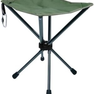 Lightweight Camping Stool 7075 Aluminum Small Folding Camping portable Chair with Carry Bag Retractable Backpacking Stool for Travel Camping Hiking Fishing Garden Work Picnic BBQ Outdoor๏ผgreen๏ผ