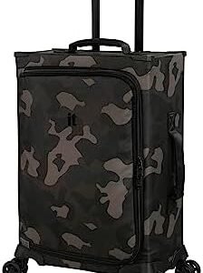 it luggage MaXpace 22" Softside UltraLight Carry-On Spinner, Dark Brown Camo
