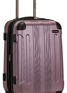 Rockland Hardside Expandable Luggage with Spinner Wheels, Pink, Carry-On 20-Inch