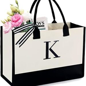 BeeGreen Large Tote Bags for Women Teacher Her Friend Friendship Coworkers Female Thank You Gifts for Women Beach Tote Canvas Bag Womens Tote Bag Relaxation Gifts Sister Birthday Gifts Retirement K