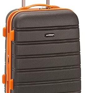 Rockland Melbourne Hardside Expandable Spinner Wheel Luggage, Charcoal, Carry-On 20-Inch