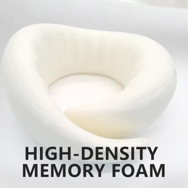 Travel Neck Pillow, Memory Foam Airplane Travel Pillow, 360 Degree Comfort and Breathability, Washable Modal Cover,Stowable U-Shaped Pillow - Image 5