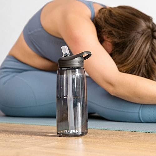 CamelBak eddy+ Water Bottle with Tritan Renew – Straw Top 25oz, Charcoal - Image 5