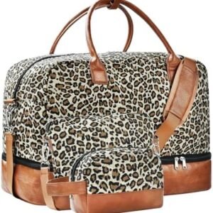 Travel Bags for Women Carry on Luggage Duffle Bag With Travel Toiletry Bag for Women