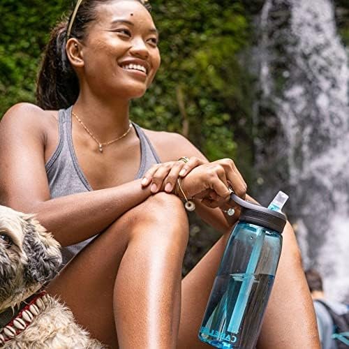 CamelBak eddy+ Water Bottle with Tritan Renew – Straw Top 25oz, Charcoal - Image 6