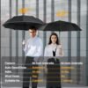 MRTLLOA 42/49 Inch Compact Windproof Travel Umbrella for Rain, Lightweight, Portable, Automatic, Strong, Waterproof Folding Umbrellas for Women, Men and Teenagers - Image 6